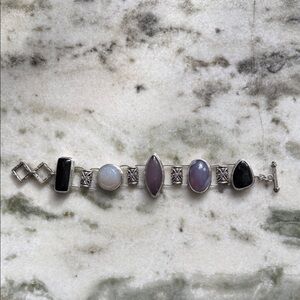 Sterling silver and multi stone Bracelet